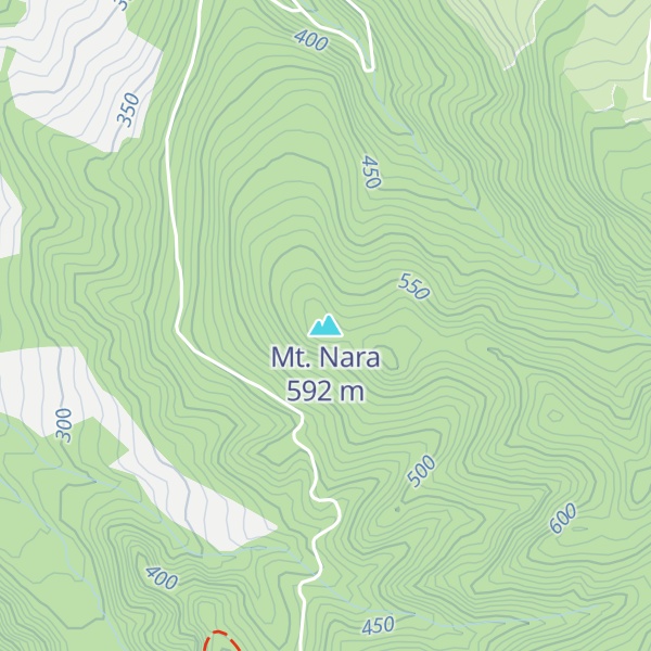 Map of Mt. Nara