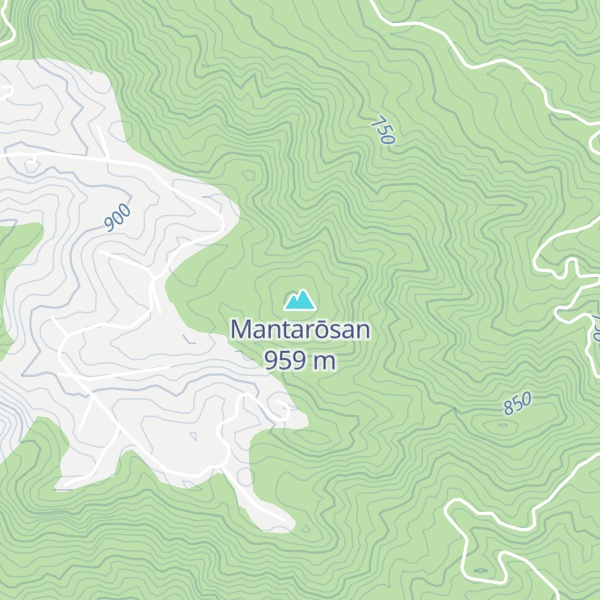 Map of Mantarōsan
