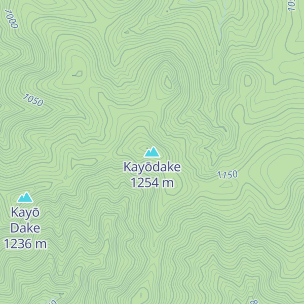 Map of Kayōdake