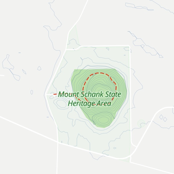 Map of Mount Schank