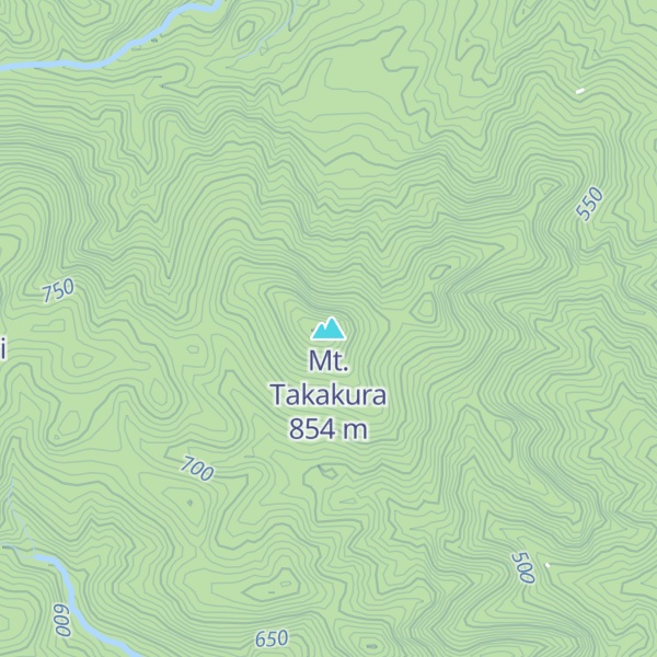 Map of Mt. Takakura