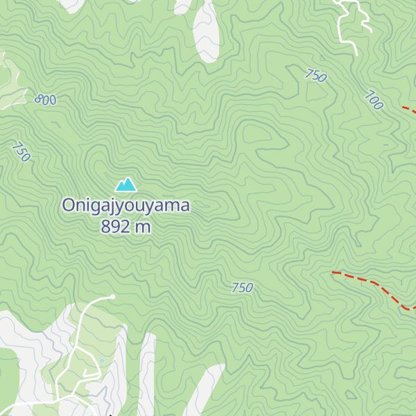 Map of Onigajōzan