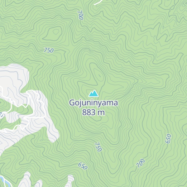 Map of Gojuninyama
