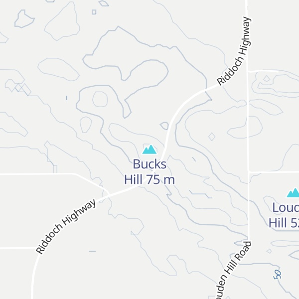 Map of Bucks Hill