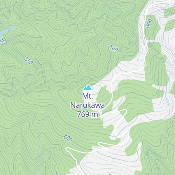 Map of Mt. Narukawa