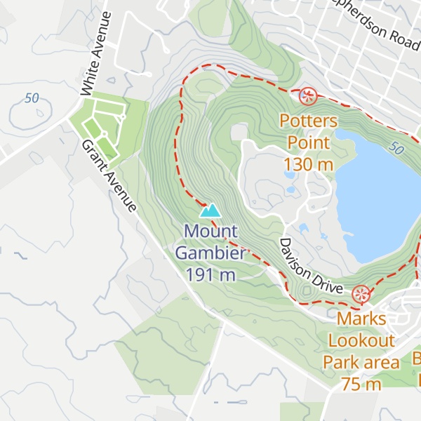 Map of Mount Gambier