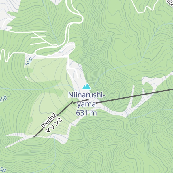 Map of Niinarushi-yama
