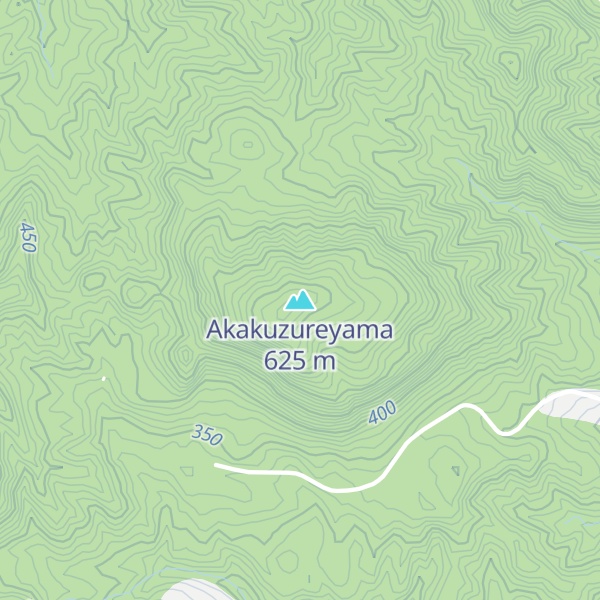 Map of Akakuzureyama