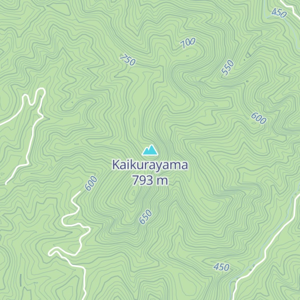 Map of Kaikurayama