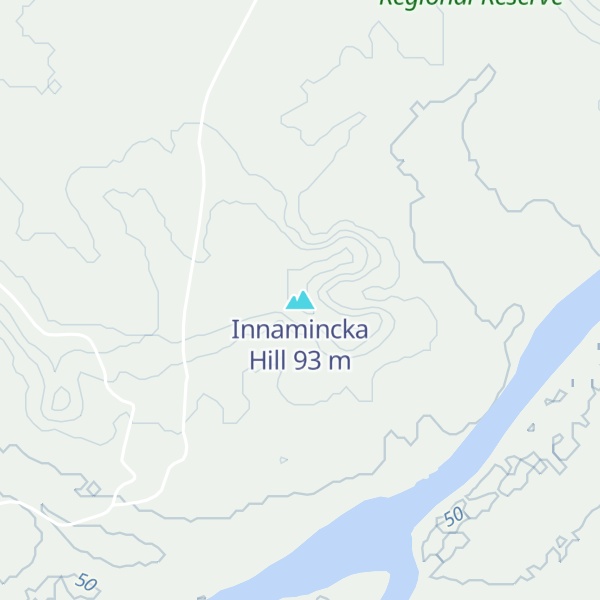 Map of Innamincka Hill