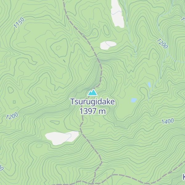 Map of Tsurugidake