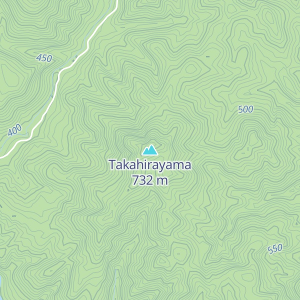 Map of Takahirayama