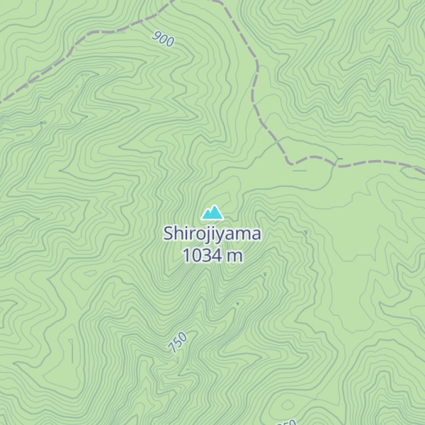 Map of Shirojiyama