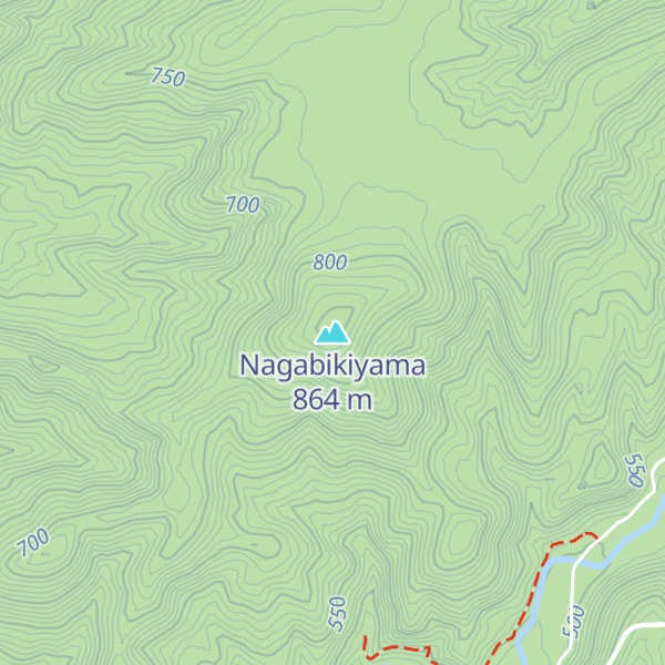 Map of Nagabikiyama