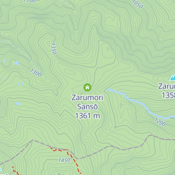 Map of Zarumori Sansō
