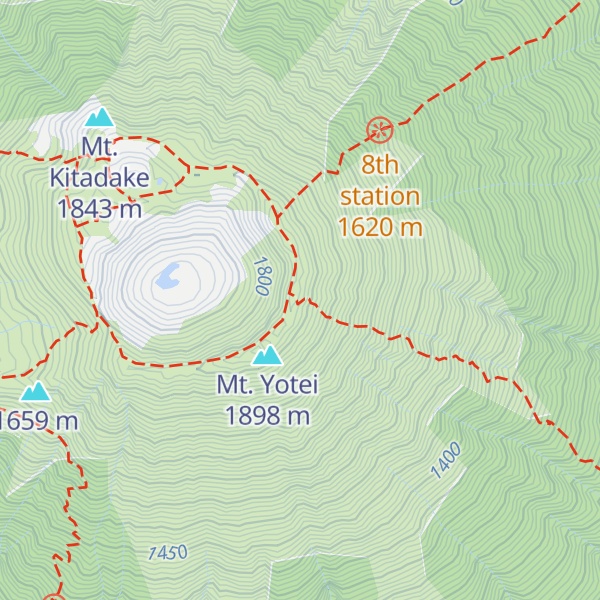 Map of Mt. Makkari