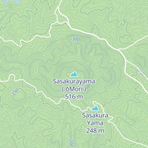 Map of Sasakurayama ( ōMori )