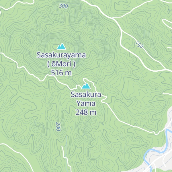 Map of Sasakura Yama