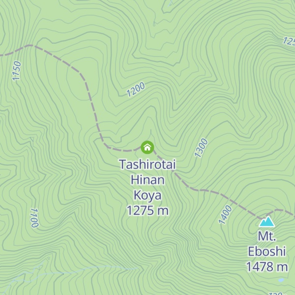 Map of Tashirotai Hinan Koya