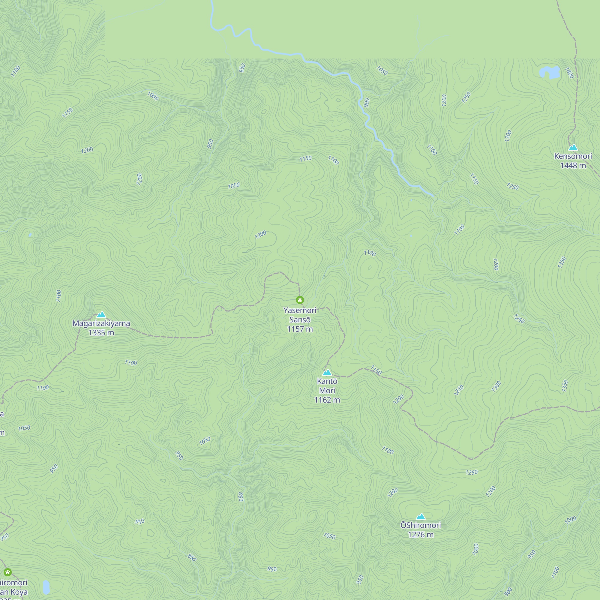 Yasemori Sansō map