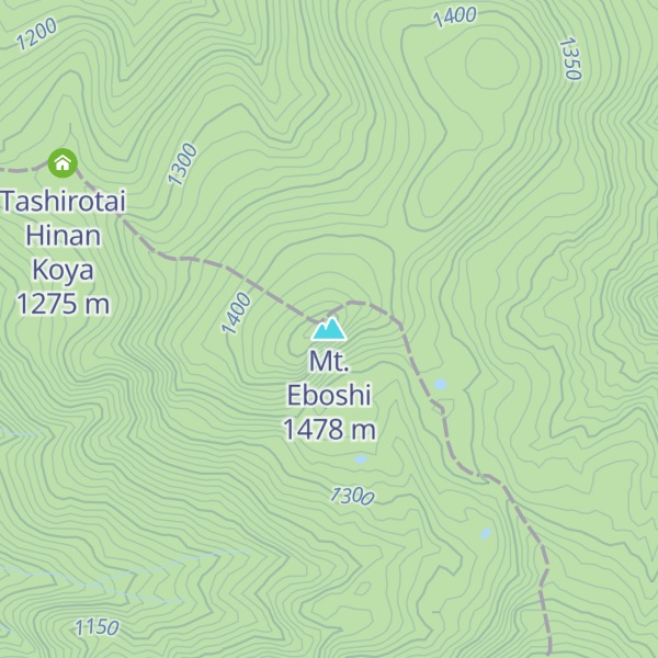 Map of Mt. Eboshi
