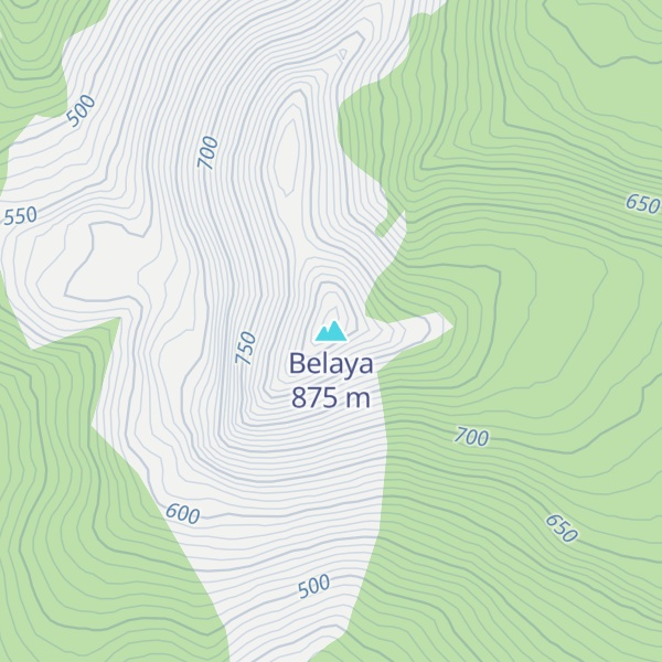 Map of Belaya