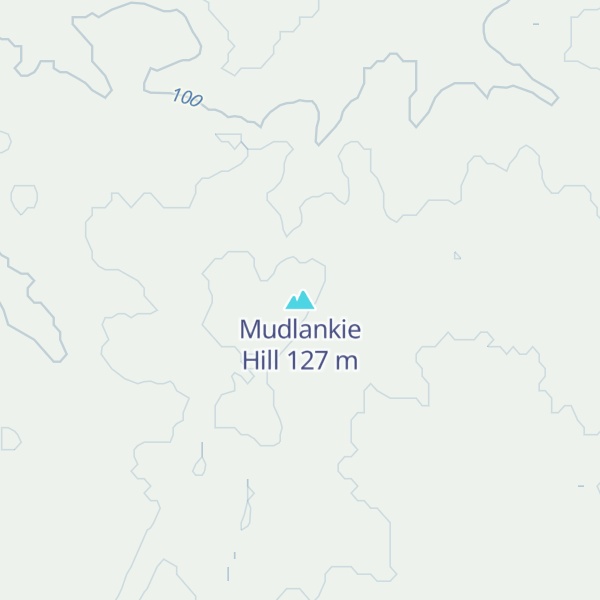 Map of Mudlankie Hill