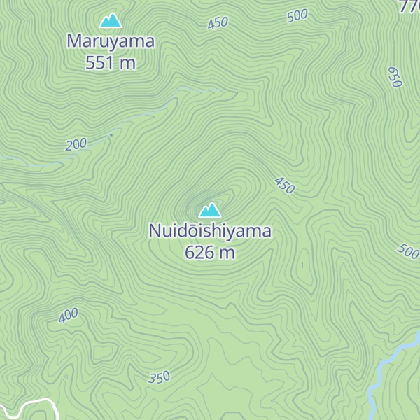 Map of Nuidōishiyama