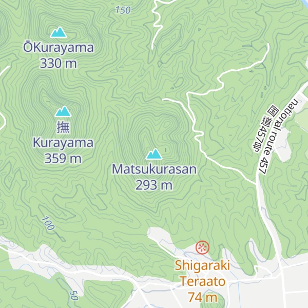 Map of Matsukurasan