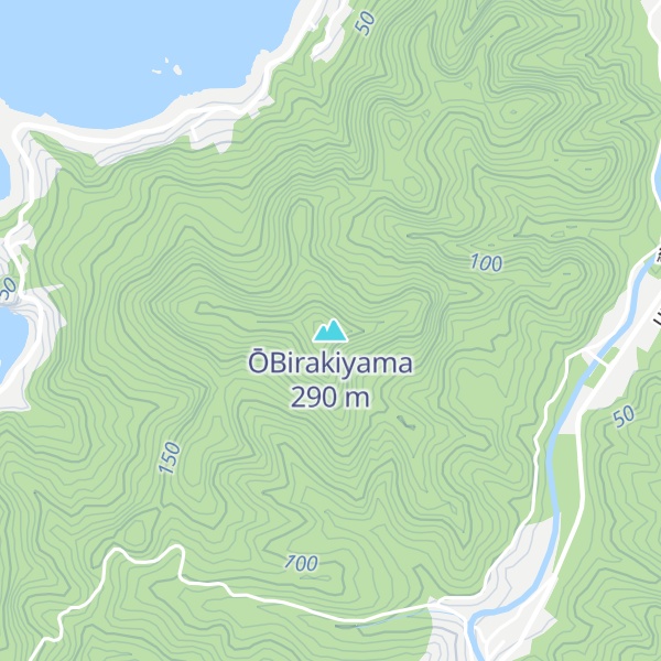 Map of ŌBirakiyama