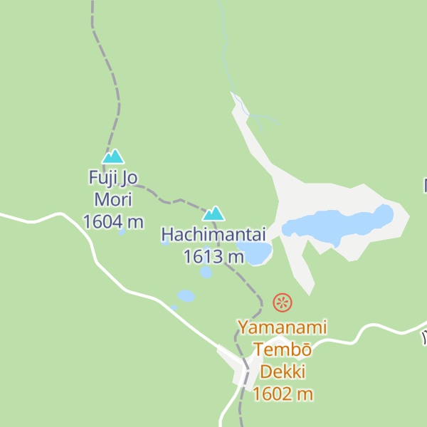 Map of Hachimantai