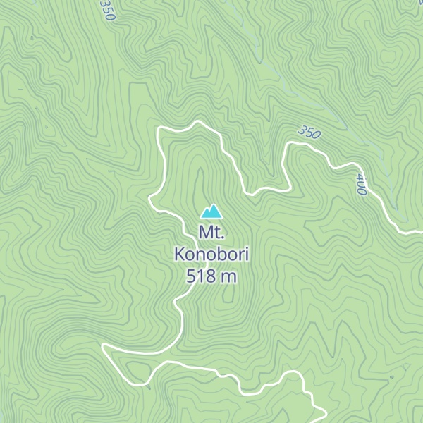 Map of Mt. Konobori