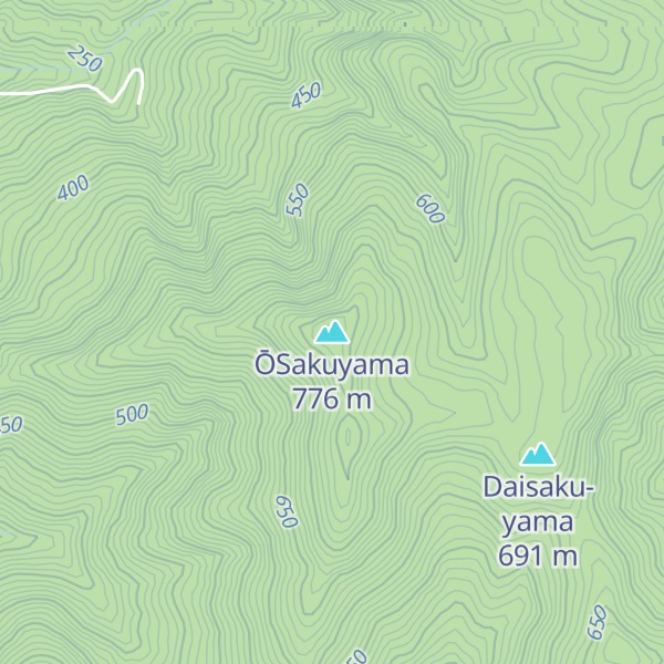 Map of ŌSakuyama