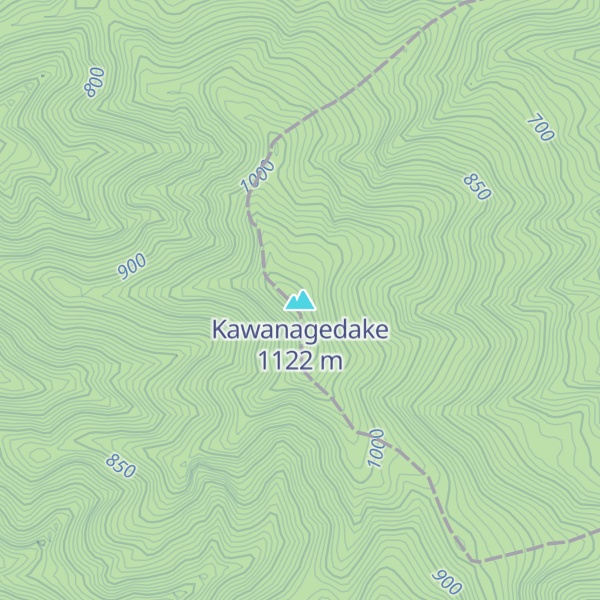 Map of Kawanagedake