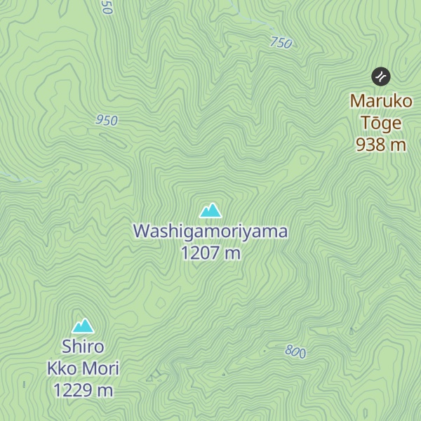 Map of Washigamoriyama