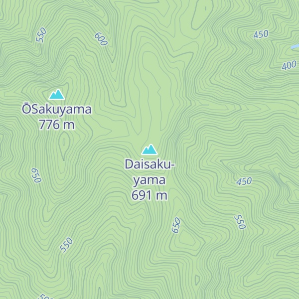 Map of Daisaku-yama
