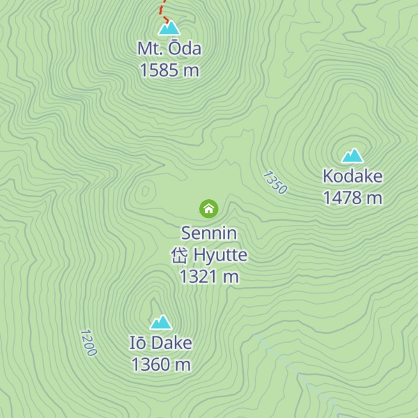 Map of Sennin 岱 Hyutte