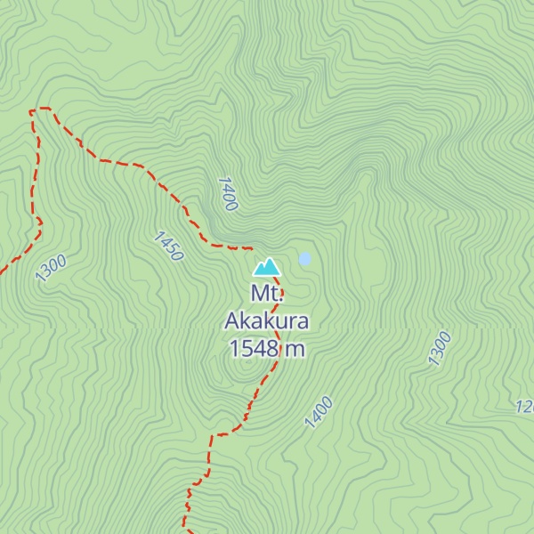 Map of Mt. Akakura