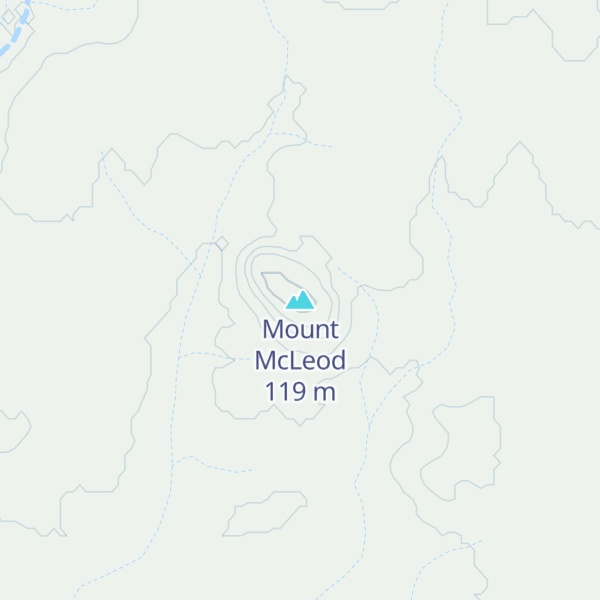 Map of Mount McLeod