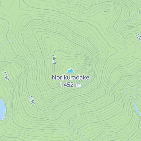 Map of Norikuradake