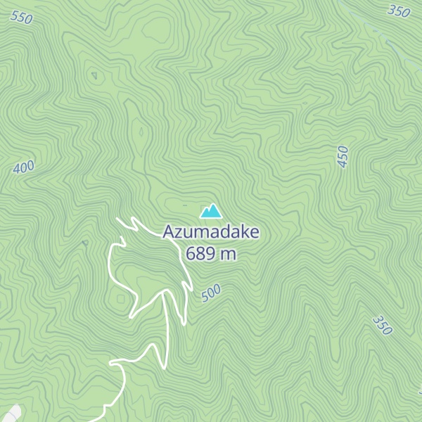 Map of Azumadake