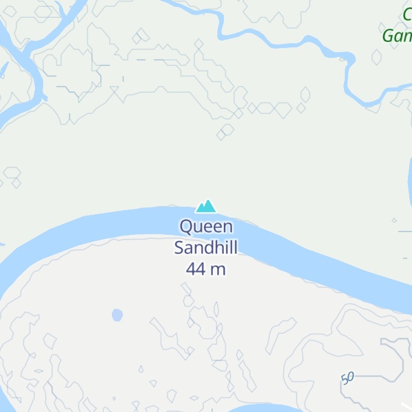 Map of Queen Sandhill