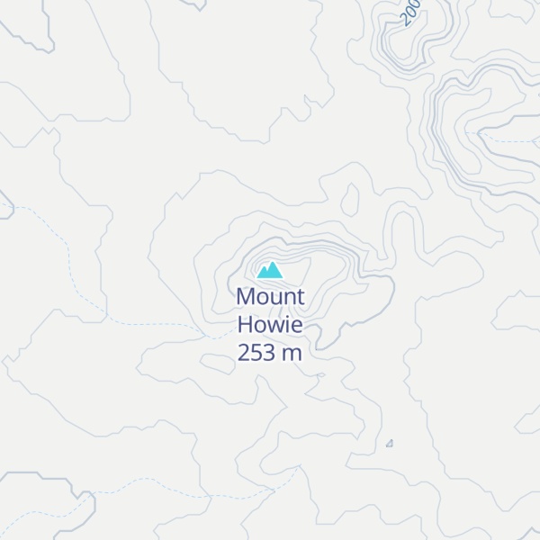 Map of Mount Howie