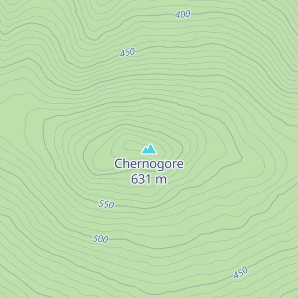 Map of Chernogore