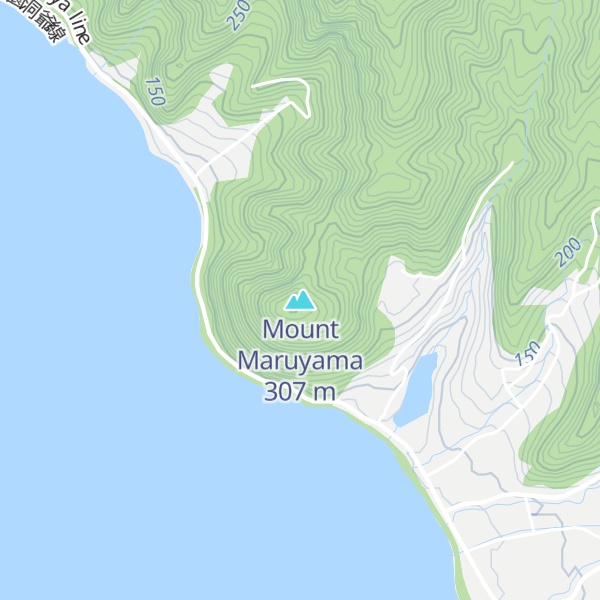 Map of Mount Maruyama