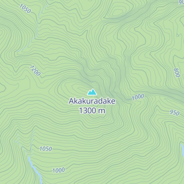 Map of Akakuradake