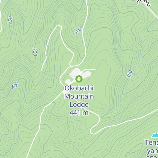Map of Okobachi Mountain Lodge