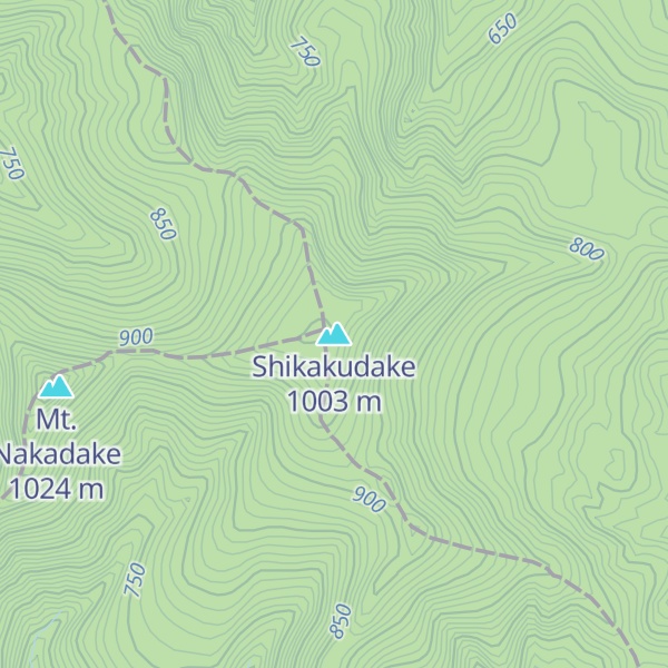 Map of Shikakudake