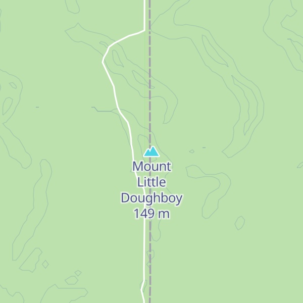 Map of Mount Little Doughboy