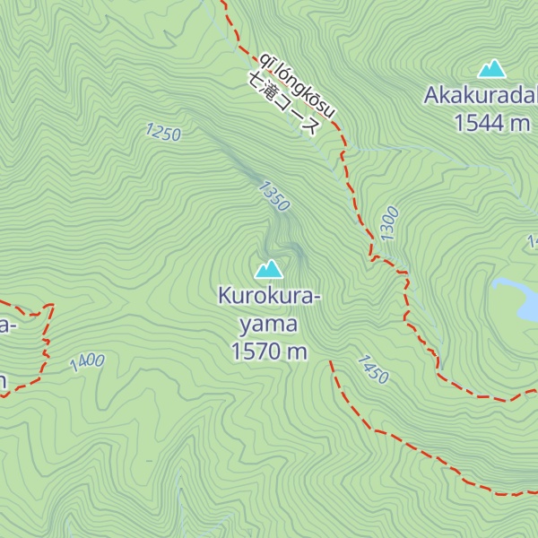 Map of Kurokura-yama